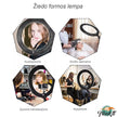 Žiedo Formos Lempa Fotografavimui, Makiažui 24W